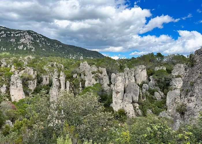 Апартаменты La Source Saint-Saturnin-de-Lucian